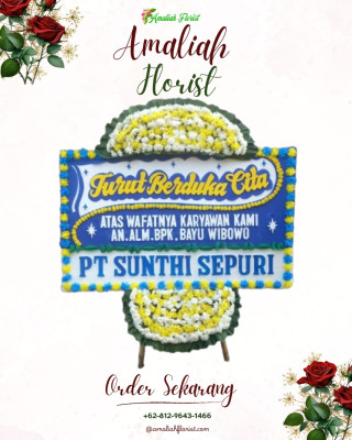 Papan Bunga Duka di Tambangan Hulu